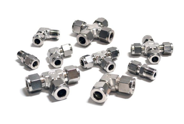 Stainless Steel Compression Fittings for Pneumatic Systems