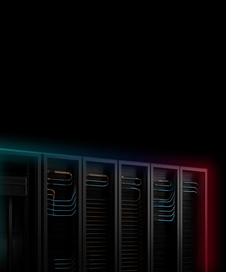 Server racks with liquid-cooling tubing